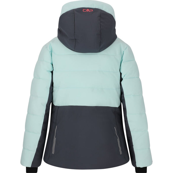 CMP Kid G Jacket Fix Hood Jacket E309 Acqua