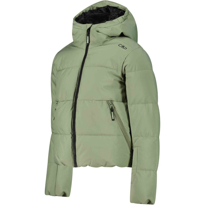CMP Kid G Jacket Fix Hood Jacket E624 Green Tea