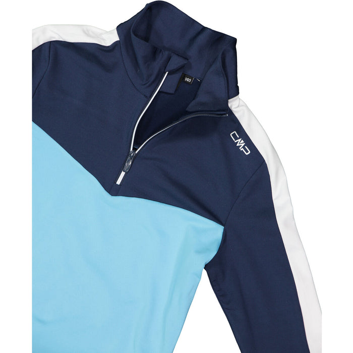 CMP Kid G Sweat Midlayer L222 Topazio