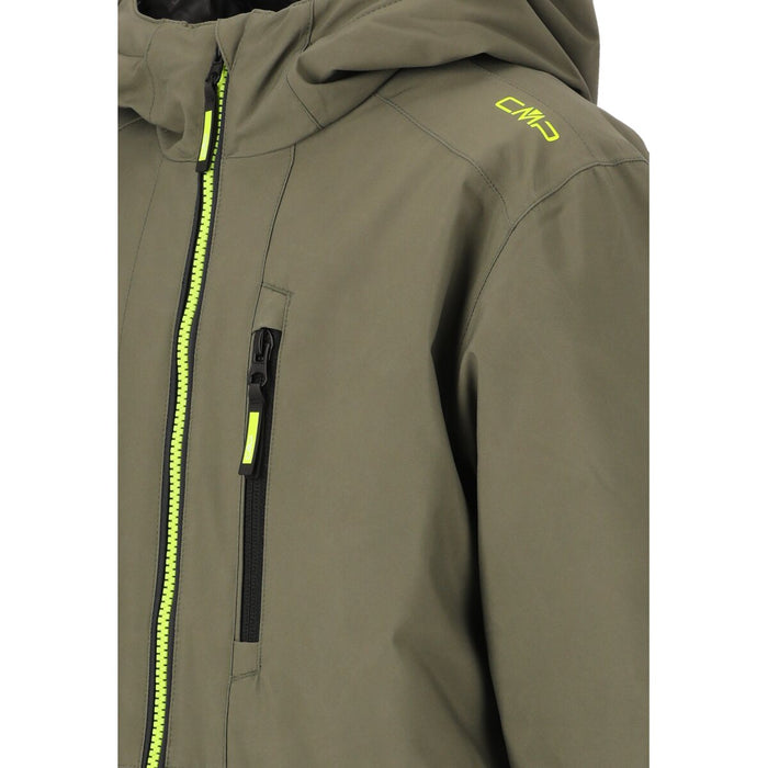 CMP Kid Jacket Fix Hood Jacket E943 Olive