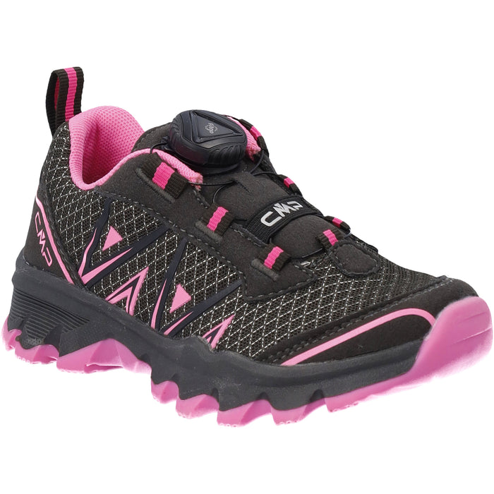 CMP Kids Aksa Fitgo Hiking Shoes Shoes 41UT Piombo-Bubblegum