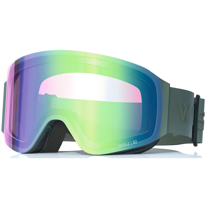 WHISTLER Kiona Topaz II Ski Goggle Ski goggle 1071R Black Ink / Rainforest