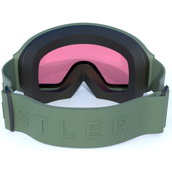 WHISTLER Kiona Topaz II Ski Goggle Ski goggle 1071R Black Ink / Rainforest