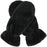 WHISTLER Koalar Fake Fur Mittens Gloves 1001 Black
