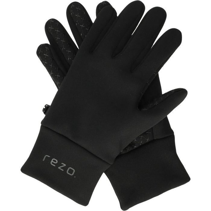 REZO Kriver Fleece Soccer Gloves Football 1001 Black