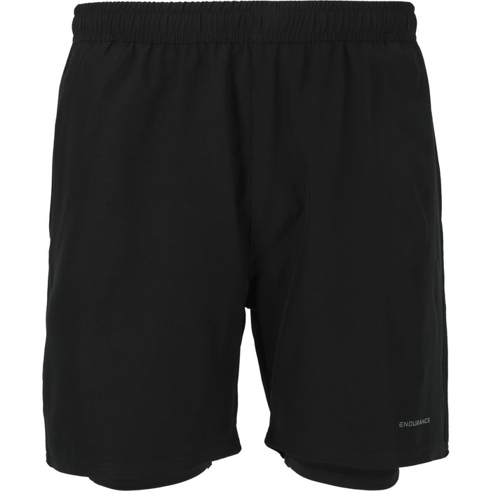 ENDURANCE Kros M 2-in-1 Shorts Shorts 1001 Black