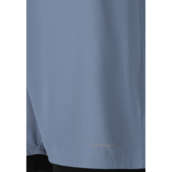 ENDURANCE Kros M 2-in-1 Shorts Shorts 2182 Flint Stone