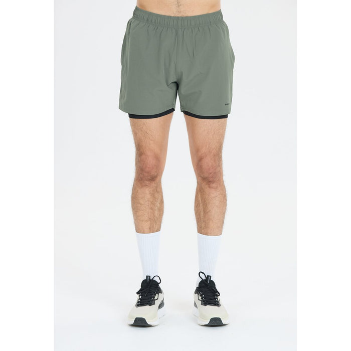 ENDURANCE Kros M 2-in-1 Shorts Shorts 3058 Balsam Green