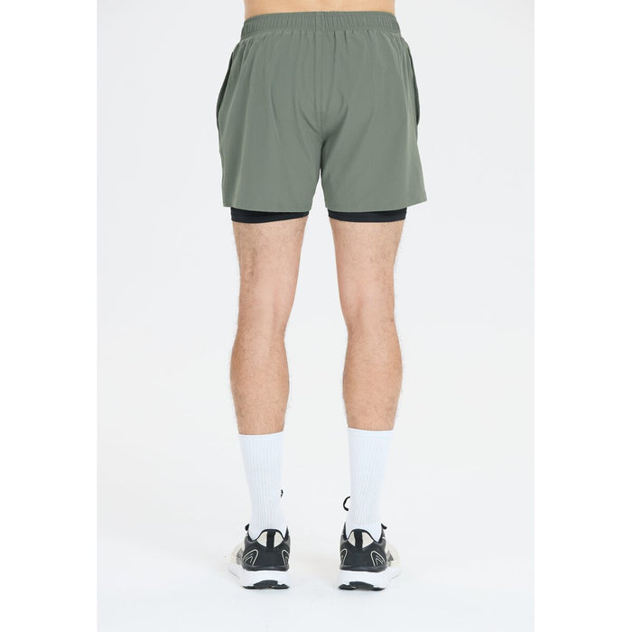 ENDURANCE Kros M 2-in-1 Shorts Shorts 3058 Balsam Green