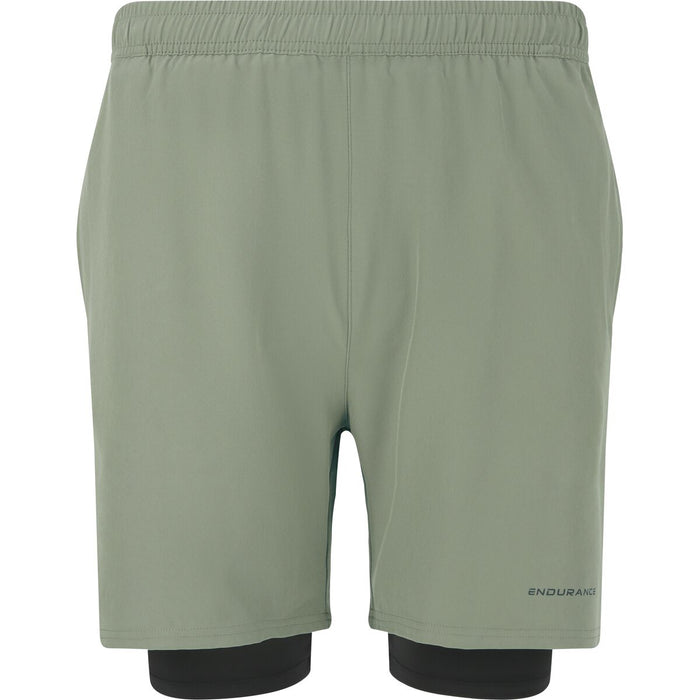 ENDURANCE Kros M 2-in-1 Shorts Shorts 3120 Shadow