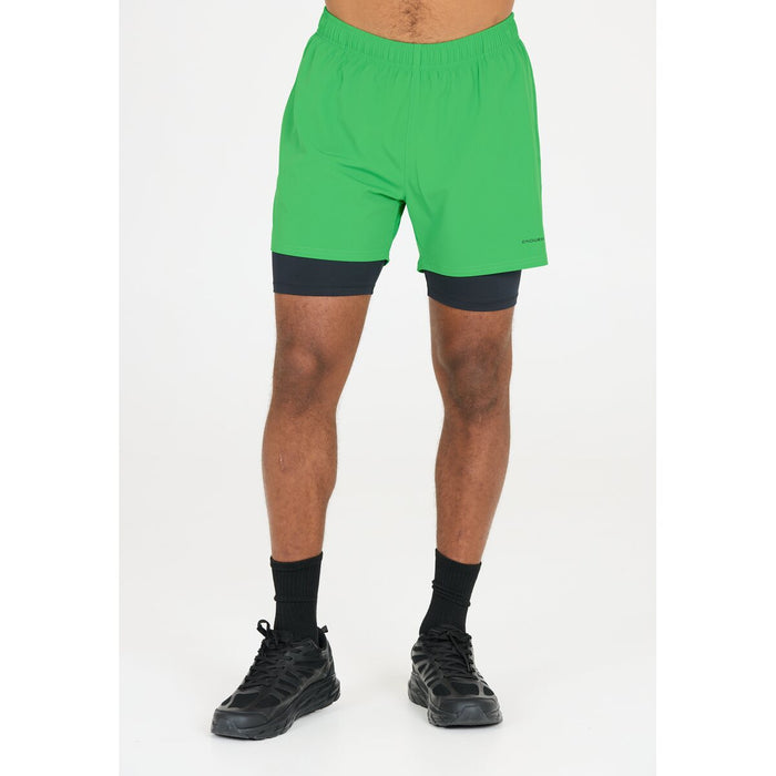 ENDURANCE Kros M 2-in-1 Shorts Shorts 3238 Island Green