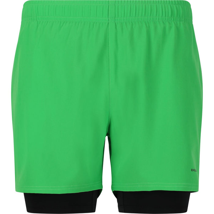 ENDURANCE Kros M 2-in-1 Shorts Shorts 3238 Island Green