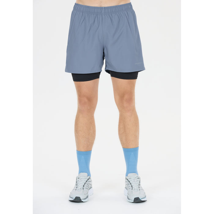 ENDURANCE Kros M 2-in-1 Shorts Shorts 2182 Flint Stone