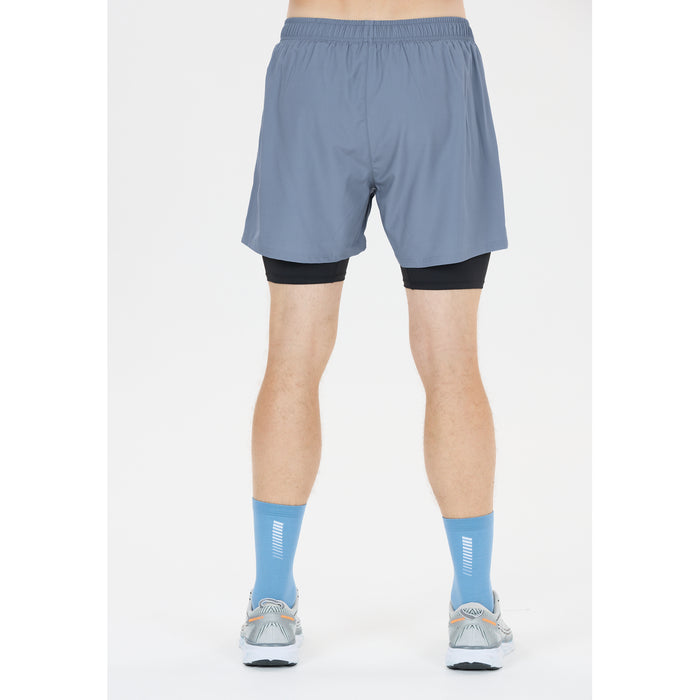 ENDURANCE Kros M 2-in-1 Shorts Shorts 2182 Flint Stone