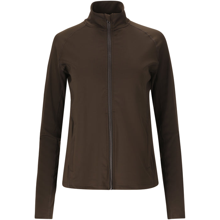 ATHLECIA Krosa W Full Zip Midlayer 1294 Chocolate Torte