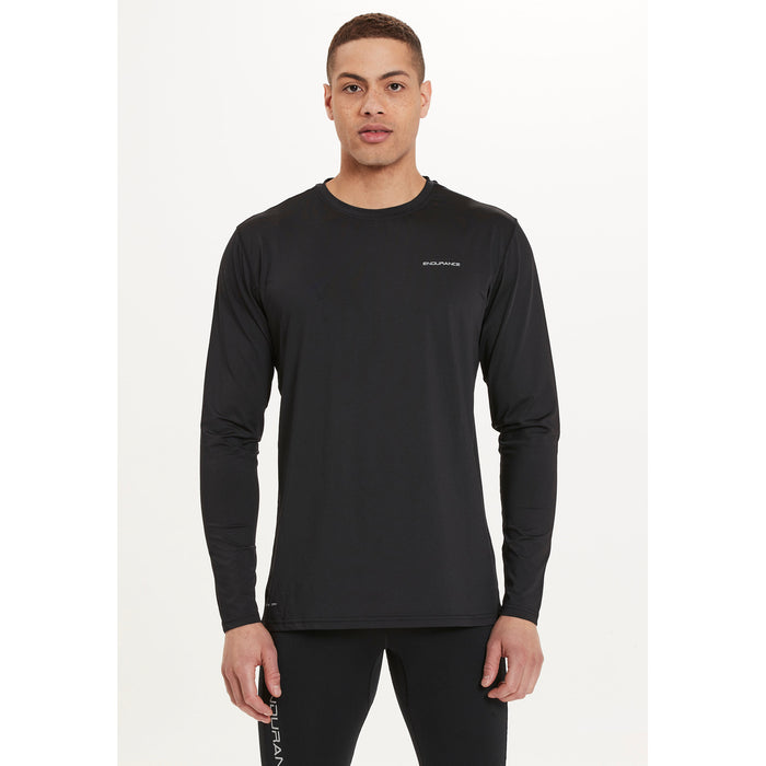 ENDURANCE Kulon V2 M Performance L/S Tee T-shirt 1001 Black