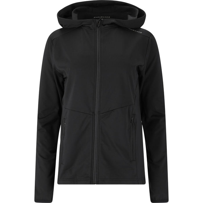 ENDURANCE Laitina W Full Zip Hoodie Midlayer 1001 Black