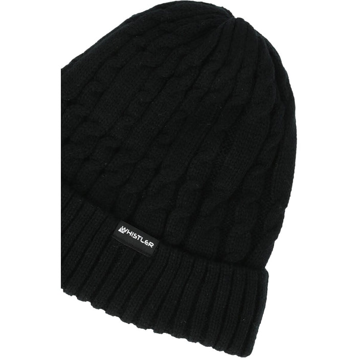 WHISTLER Lancher Hat Hoods 1001 Black