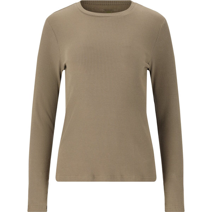 ATHLECIA Lankae W L/S Tee T-shirt 1072 Vintage Khaki