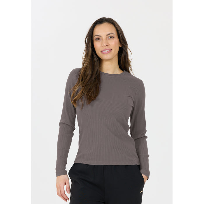 ATHLECIA Lankae W L/S Tee T-shirt 1291 Plum Kitten