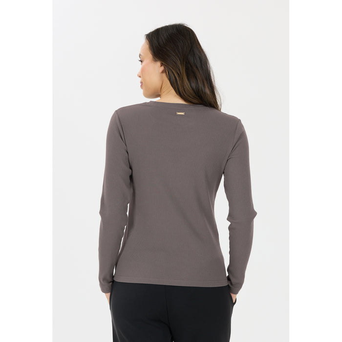 ATHLECIA Lankae W L/S Tee T-shirt 1291 Plum Kitten