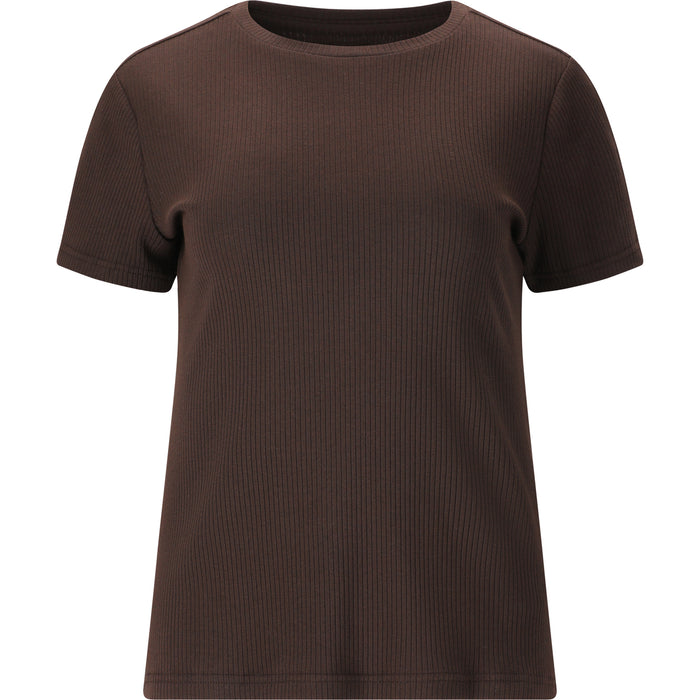 ATHLECIA Lankae W S/S Tee T-shirt 1294 Chocolate Torte