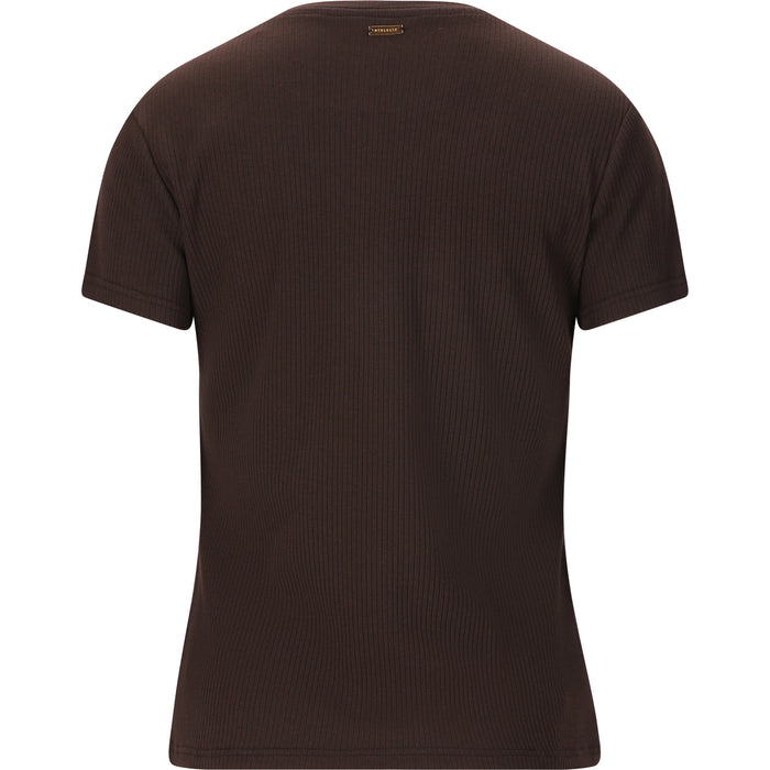 ATHLECIA Lankae W S/S Tee T-shirt 1294 Chocolate Torte