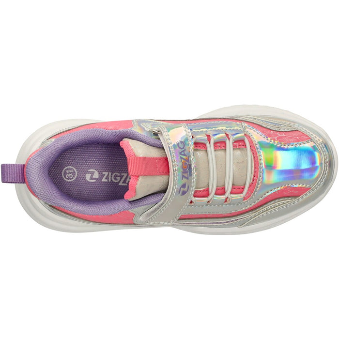 ZIGZAG Lassis Kids Shoe Shoes 4319 Silver Pink