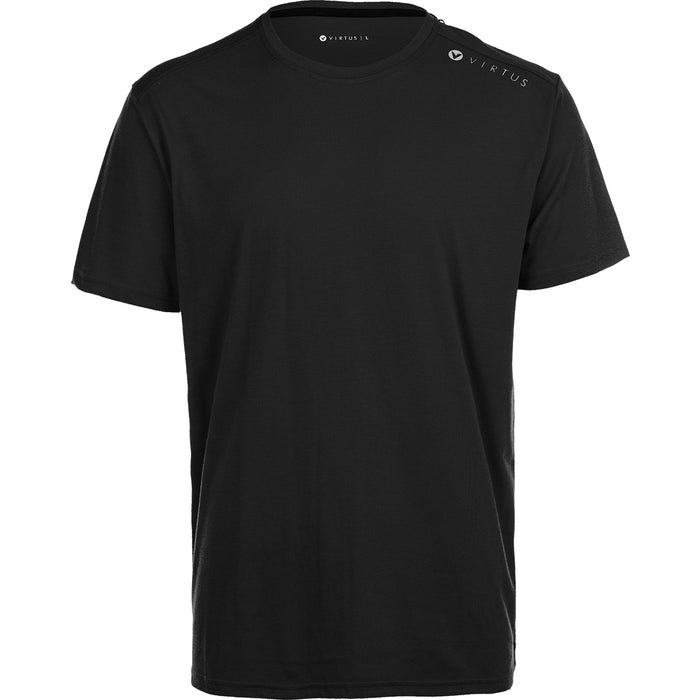 VIRTUS Launcher M Melange Tee T-shirt 1001 Black