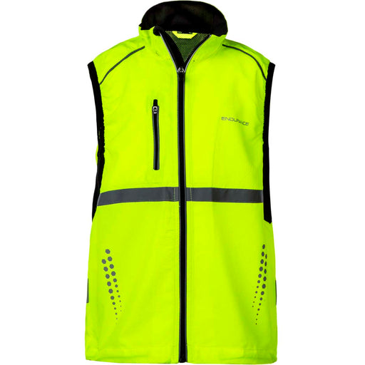 ENDURANCE Laupen Running Waistcoat Jr. Unisex Safety Vest 5001 Safety Yellow