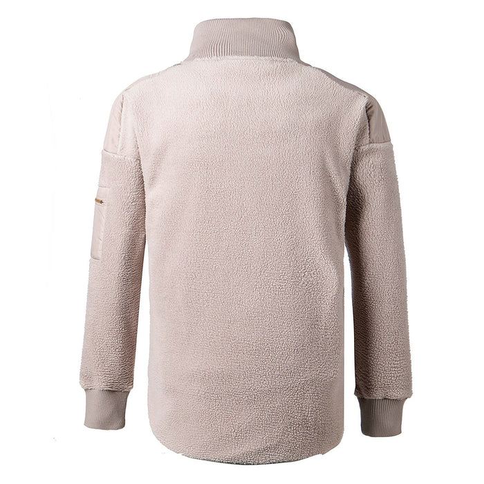 ATHLECIA Lawar W Pile Coat Sweatshirt 1087 Chateau Rose