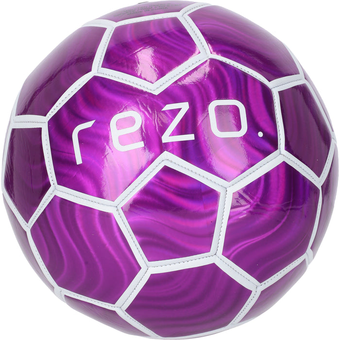 REZO Lazer Metallic Football Ball 4022 purple potion
