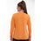 ENDURANCE Leah W Waffle Melange Loose Fit Tee Midlayer 5126 Tangerine