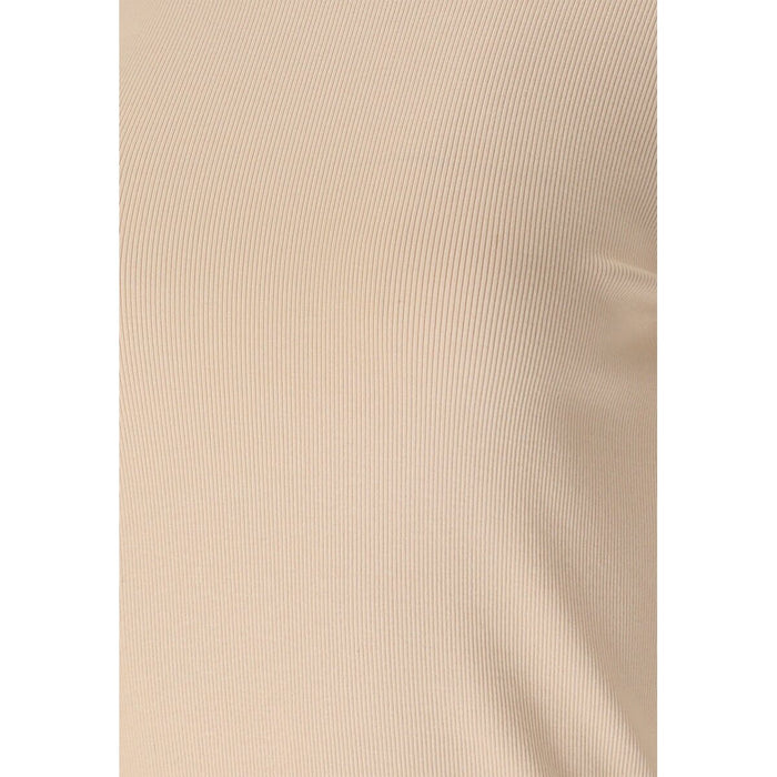ATHLECIA Lenga W Rib L/S Tee T-shirt 1106 Oatmeal