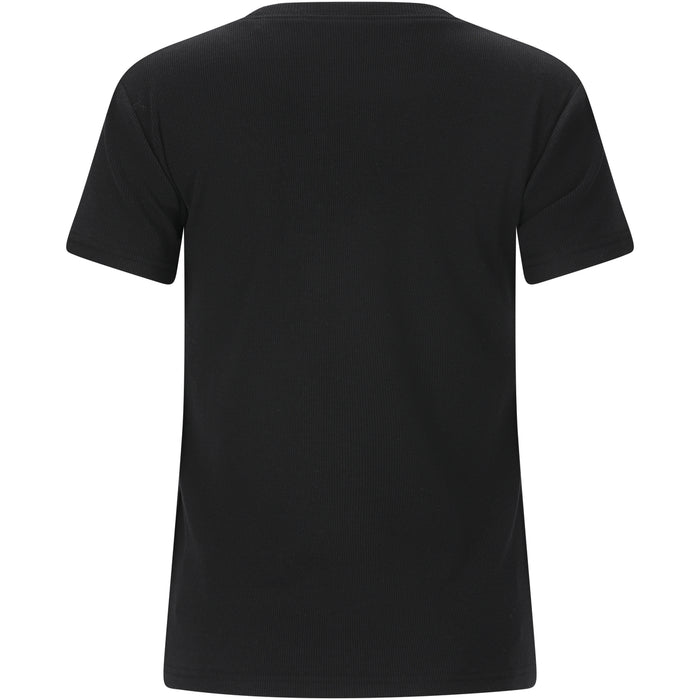 ATHLECIA Lenga W Rib S/S Tee T-shirt 1001 Black