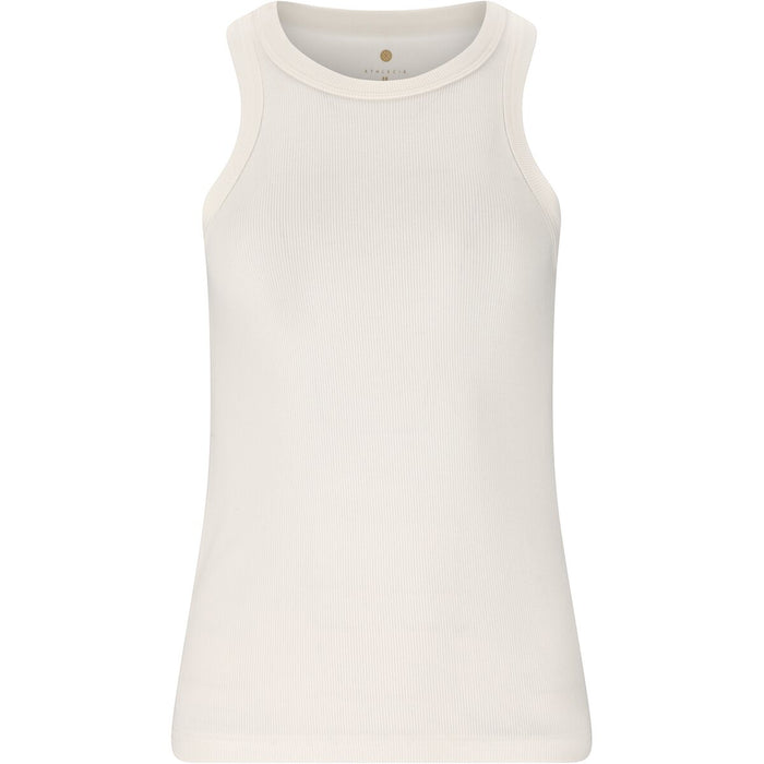 ATHLECIA Lenga W Rib top Top 1002 White