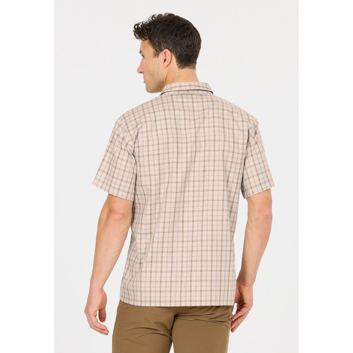 WHISTLER Leslies M S-S Check Shirt Shirt 1135 Pumice Stone