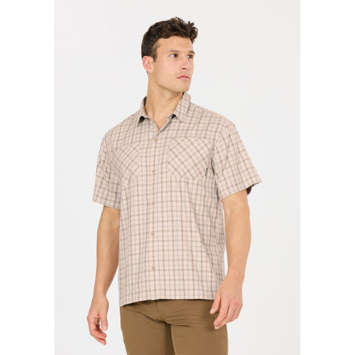 WHISTLER Leslies M S-S Check Shirt Shirt 1135 Pumice Stone