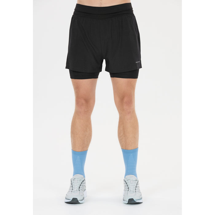ENDURANCE Less M 2-in-1 Shorts Shorts 1001 Black