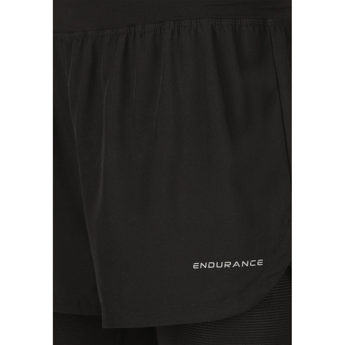 ENDURANCE Less W 2-in-1 Shorts Shorts 1001 Black