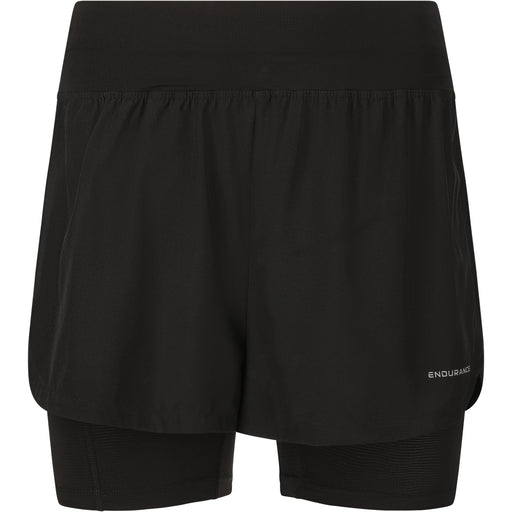 ENDURANCE Less W 2-in-1 Shorts Shorts 1001 Black
