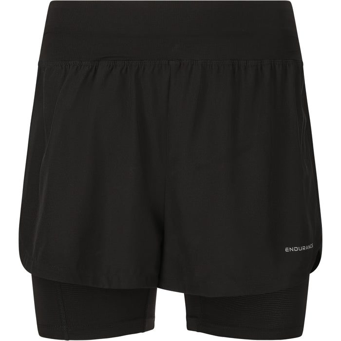 ENDURANCE Less W 2-in-1 Shorts Shorts 1001 Black