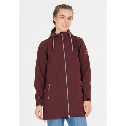 WEATHER REPORT Lilan W Melange Softshell Jacket W-PRO 8000 Softshell 4285 Chocolate Truffle