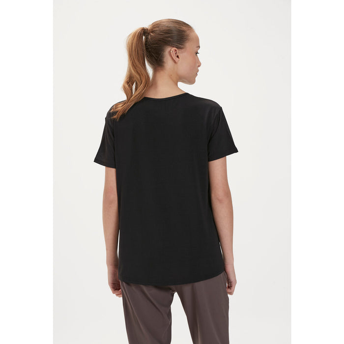 ATHLECIA Lizzy W Slub S/S Tee T-shirt 1111 Black Melange