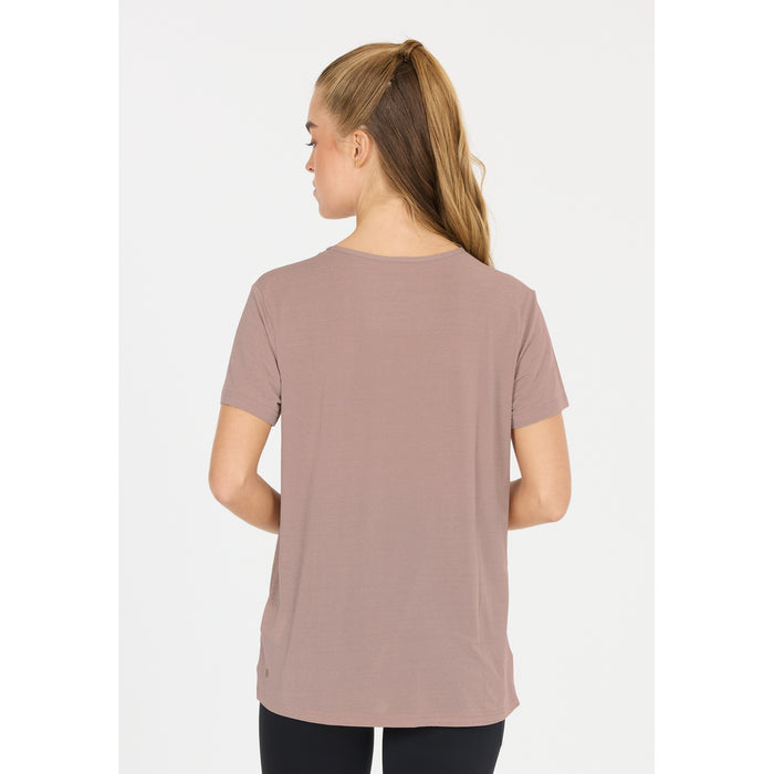 ATHLECIA Lizzy W Slub S/S Tee T-shirt 4348 Sphinxsand