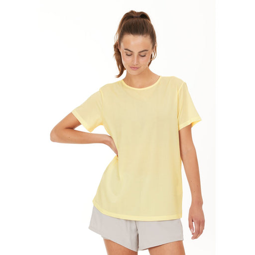 ATHLECIA Lizzy W Slub S/S Tee T-shirt 5154 Lemon Icing