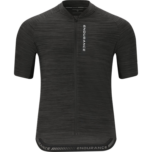 ENDURANCE Logan M Cycling/MTB Melange SS Jersey Cycling Shirt 1001 Black