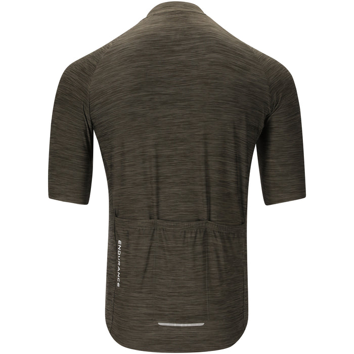 ENDURANCE Logan M Cycling/MTB Melange SS Jersey Cycling Shirt 1071 Black Ink