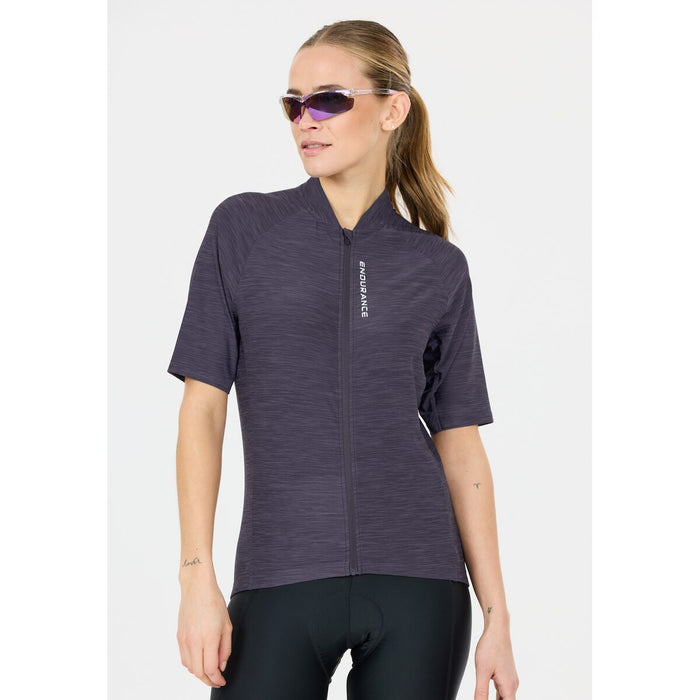 ENDURANCE Logan W Cycling/MTB Melange SS Jersey Cycling Shirt 4371 Graystone