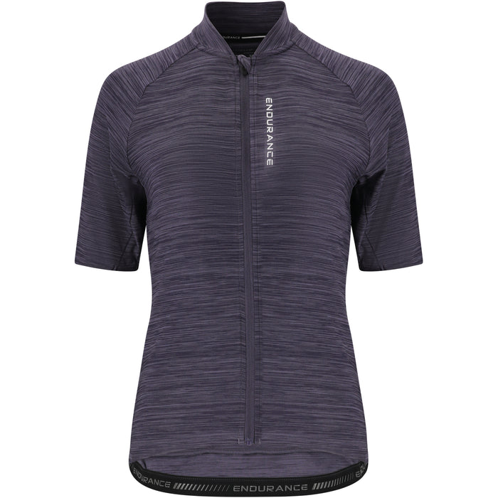 ENDURANCE Logan W Cycling/MTB Melange SS Jersey Cycling Shirt 4371 Graystone
